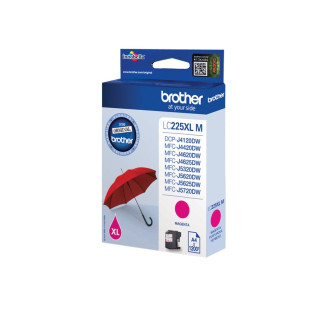 Cartus Cerneala Original Brother Magenta, LC225XLM, pentru DCP-J4120|MFC-J4420|J4620|J5320|J5620|J5720, 1.2K, (timbru verde 0.15 lei), 
