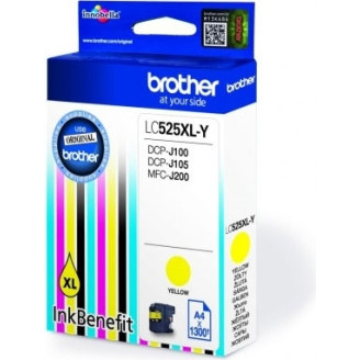 Cartus Cerneala Original Brother Yellow, LC525XLY, pentru DCP-J100|J105|MFC-J200, 1.3K, (timbru verde 0.15 lei), Cartus Cerneala Original Brother Yellow, LC525XLY, pentru DCP-J100|J105|MFC-J200, 1.3K, (timbru verde 0.15 lei),