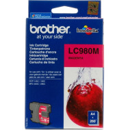 Cartus Cerneala Original Brother Magenta, LC980M, pentru DCP-145C|165C|195C|365C|375C|MFC-250C|290C|295CN, 295,, (timbru verde 0.15 lei), 