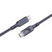 Cablu alimentare si date Aukey, USB Type-C (T) la USB Type-C (T), 1.8m, 480 Mbps, 100W, braided, negru, Cablu alimentare si date Aukey, USB Type-C (T) la USB Type-C (T), 1.8m, 480 Mbps, 100W, braided, negru,