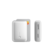 POWER BANK Aukey 10.000 mAh, 20W two-way incarcare rapida, 1 x USB-C, 1 x USB-A, 180g, alb, 