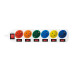 PRELUNGITOR LOGILINK, Schuko x 6, conectare prin Schuko (T), cablu 1.5 m, 16 A, protectie copii, alb/ multicolor, 