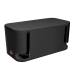 PRELUNGITOR LOGILINK, Schuko x 5, conectare prin Schuko (T), cutie management cabluri, 16 A, 2xUSB-A, 1xUSB-C, protectie IP20, negru, 