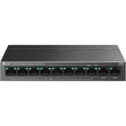SWITCH TP-LINK 10-Port 10/100Mbps Desktop Switch cu 8-Port PoE+, carcasa metalica 
