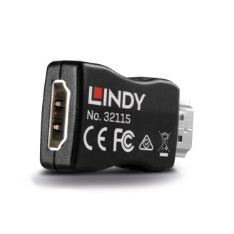 Emulator HDMI 2.0 Lindy EDID, negru 