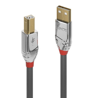 Cablu Lindy 5m USB 2.0 Type A to B Cromo, 