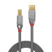 Cablu Lindy 5m USB 2.0 Type A to B Cromo, 