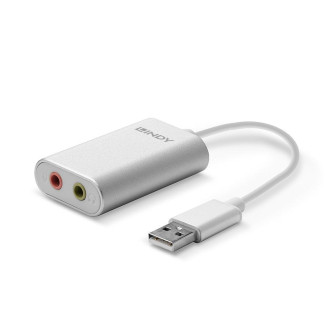CABLU audio Lindy USB-A - Audio Converter CABLU audio Lindy USB-A - Audio Converter