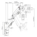 SUPORT de perete GEMBIRD, pt 1 TV/monitor plat, diag. max 17 SUPORT de perete GEMBIRD, pt 1 TV/monitor plat, diag. max 17