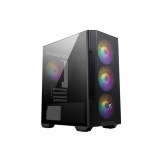 MSI MAG FORGE M100R Case mATX Mini-ITX ABS Plastic SPCC Steel Tempered Glass with A-RGB fans 