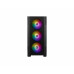 MSI MAG FORGE M100R Case mATX Mini-ITX ABS Plastic SPCC Steel Tempered Glass with A-RGB fans 