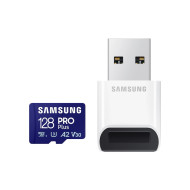 Card memorie Samsung microSD PRO Plus MB-MD128SB/WW 128GB + reader Card memorie Samsung microSD PRO Plus MB-MD128SB/WW 128GB + reader