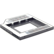 RACK intern GEMBIRD, tip caddy 9.5mm, 5.25 inch la 2.5 inch, S-ATA, interfata PC S-ATA, metal, negru, RACK intern GEMBIRD, tip caddy 9.5mm, 5.25 inch la 2.5 inch, S-ATA, interfata PC S-ATA, metal, negru,