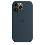 HUSA Smartphone Apple, pt iPhone 13 Pro Max, tip back cover (protectie spate) cu MagSafe, silicon, MagSafe, albastru, HUSA Smartphone Apple, pt iPhone 13 Pro Max, tip back cover (protectie spate) cu MagSafe, silicon, MagSafe, albastru,