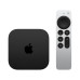 Apple TV 4K (2022), 128GB Flash, Bluetooth, Wi-Fi, LAN, Generatia 3 (Negru/Argintiu) 