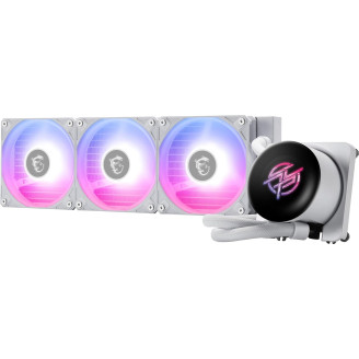 Cooler Lichid MSI MPG CORELIQUID P13 360, Racire cu lichid, AIO 360mm, ARGB, Intel/ AMD, Alb Cooler Lichid MSI MPG CORELIQUID P13 360, Racire cu lichid, AIO 360mm, ARGB, Intel/ AMD, Alb