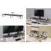 MASA Gembird, pt 2 TV/monitor, max 20 Kg, dimensiune, 1000x260x122mm, rectangular, black, MASA Gembird, pt 2 TV/monitor, max 20 Kg, dimensiune, 1000x260x122mm, rectangular, black,
