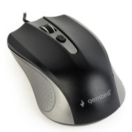 MOUSE GEMBIRD, PC sau NB, cu fir, USB, optic, 1200 dpi, butoane/scroll 4/1, , negru / gri, MOUSE GEMBIRD, PC sau NB, cu fir, USB, optic, 1200 dpi, butoane/scroll 4/1, , negru / gri,