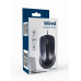 MOUSE GEMBIRD, PC sau NB, cu fir, USB, optic, 1200 dpi, butoane/scroll 4/1, cablu 1.8m, negru, 