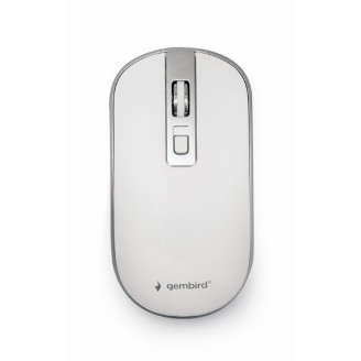 MOUSE GEMBIRD, PC sau NB, wireless, 2.4GHz, optic, 1600 dpi, butoane/scroll 4/1, , alb / argintiu, MOUSE GEMBIRD, PC sau NB, wireless, 2.4GHz, optic, 1600 dpi, butoane/scroll 4/1, , alb / argintiu,