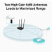 ADAPTOR RETEA MERCUSYS , extern wireless 2.4 GHz, USB 2.0, port, 300 Mbps, antena externa x 2, 