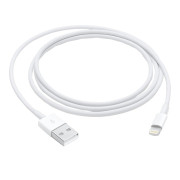 CABLU alimentare si date smartphone Apple, Lightning (T) la USB 2.0 (T), cauciuc, lungime 1 m, alb, CABLU alimentare si date smartphone Apple, Lightning (T) la USB 2.0 (T), cauciuc, lungime 1 m, alb,