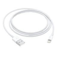 CABLU alimentare si date smartphone Apple, Lightning (T) la USB 2.0 (T), cauciuc, lungime 1 m, alb, CABLU alimentare si date smartphone Apple, Lightning (T) la USB 2.0 (T), cauciuc, lungime 1 m, alb,