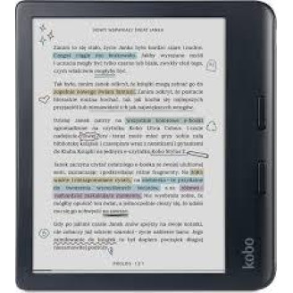 Kobo Libra Colour e-Book Reader|E Ink touchscreen 7 inch|1680xxxx1264|32GB|1GHz|0.215kg|Wireless|Comfort Light PRO|IPX8 - up to 60 mins in 2 metres of water|Bk 