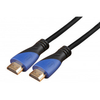 Cablu HDMI, V1.4, tata-tata, 4K@30hz, 1080P, High Speed Ethernet, contacte aurite, 3m, Negru, Nexio Cablu HDMI, V1.4, tata-tata, 4K@30hz, 1080P, High Speed Ethernet, contacte aurite, 3m, Negru, Nexio