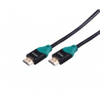 Cablu HDMI, V2.0, tata-tata, 4K@60hz, 1080P, High Speed Ethernet, contacte aurite, 2m, Negru, Nexio 