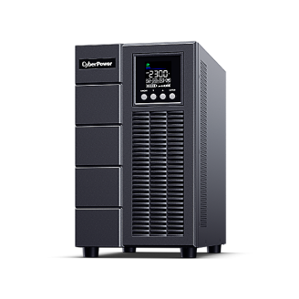 UPS CYBER POWER Online dubla conversie cu sin. pura, cu management, Tower, LCD, 3000VA/2700W, 7x IEC, baterie 6x 12V/9Ah, incarcare pana la 4h, USB, RS232, slot SNMP, APFC, LCD col, EPO, tehn. GreenP, 