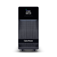 UPS CYBER POWER Online dubla conversie cu sin. pura, cu management, Tower slim, LCD, 3000VA/2700W, 4x Schuko, 2x IEC, baterie 6x 12V/9Ah, incarcare pana la 4h, USB, RS232, slot SNMP, APFC, LCD col, EPO, EBM, GreenP, 