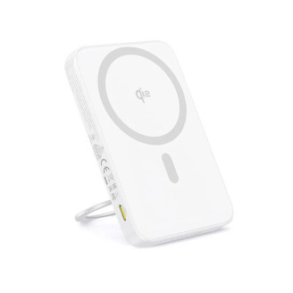 POWER BANK Baseus PicoGo Qi2 Magnetic, 5000mAh, PD 20W, 1 x USB Type-C, incarcare wireless Qi2 15W, prindere magnetica Iphone, include cablu USB Type-C la USB Type-c 30cm, alb POWER BANK Baseus PicoGo Qi2 Magnetic, 5000mAh, PD 20W, 1 x USB Type-C, incarcare wireless Qi2 15W, prindere magnetica Iphone, include cablu USB Type-C la USB Type-c 30cm, alb