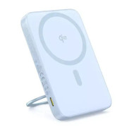 POWER BANK Baseus PicoGo Qi2 Magnetic, 5000mAh, PD 20W, 1 x USB Type-C, incarcare wireless Qi2 15W, prindere magnetica Iphone, include cablu USB Type-C la USB Type-C 30cm, albastru 