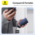 POWER BANK Baseus PicoGo, display, capacitate 10000mAh, 20W, 2 x USB Type-C, 1 x USB, total 5V/3A, include cablu Type-C to Type-C 60W lungime 30cm, negru, POWER BANK Baseus PicoGo, display, capacitate 10000mAh, 20W, 2 x USB Type-C, 1 x USB, total 5V/3A, include cablu Type-C to Type-C 60W lungime 30cm, negru,