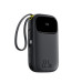 POWER BANK Baseus Qpow3, 10000mAh, 22.5W, 1 x USB, cablu integrat USB Type-C, cablu integrat Iphone Lightning, negru, POWER BANK Baseus Qpow3, 10000mAh, 22.5W, 1 x USB, cablu integrat USB Type-C, cablu integrat Iphone Lightning, negru,