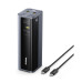 POWER BANK Baseus EnerGeek GP12, 20800mAh, 2 x USB Type-C, 2 x USB, 145W, display, include cablu USB Type-C la USB Type-C 1m, negru, 