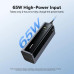 POWER BANK Baseus EnerGeek GP12, 20800mAh, 2 x USB Type-C, 2 x USB, 145W, display, include cablu USB Type-C la USB Type-C 1m, negru, 