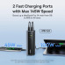POWER BANK Baseus EnerGeek GP12, 20800mAh, 2 x USB Type-C, 2 x USB, 145W, display, include cablu USB Type-C la USB Type-C 1m, negru, 