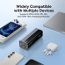 POWER BANK Baseus EnerGeek GP12, 20800mAh, 2 x USB Type-C, 2 x USB, 145W, display, include cablu USB Type-C la USB Type-C 1m, negru, 