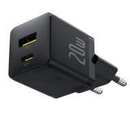 INCARCATOR retea Baseus Palm, Quick Charge 20W, 1 x USB Type-C, 1 x USB, negru 