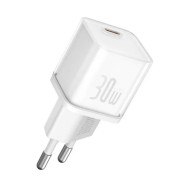 INCARCATOR retea Baseus GaN5S, Quick Charge 30W, 1 x USB Type-C, alb 