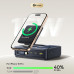 INCARCATOR retea Baseus NOMOS 5-in-1 Desktop Charger, Quick Charge 140W, incarcare wireless 15W max. Qi2, 3 x USB Type-C, 1 x USB, negru INCARCATOR retea Baseus NOMOS 5-in-1 Desktop Charger, Quick Charge 140W, incarcare wireless 15W max. Qi2, 3 x USB Type-C, 1 x USB, negru