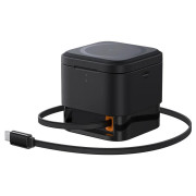 INCARCATOR RETEA Baseus MagPro 2-in-1 Magnetic, 25W, prindere magnetica incarcare wireless 15W, incarcare wireless MagPro Magnetic pentru iWatch 2.5W, negru, 