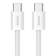 CABLU alimentare si date Baseus Superior, Fast Charging Data Cable pt. smartphone, USB Type-C la USB Type-C 30W, 2m, alb 