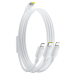CABLU alimentare si date Baseus One-for-three, Fast Charging Data Cable pt. smartphone, USB Type-C la 1 x USB Type-C, 1 x micro USB, 1 x Iphone Lightning, 100W, 1.5m, alb CABLU alimentare si date Baseus One-for-three, Fast Charging Data Cable pt. smartphone, USB Type-C la 1 x USB Type-C, 1 x micro USB, 1 x Iphone Lightning, 100W, 1.5m, alb