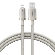 CABLU alimentare si date Baseus Titanium, pt smartphone, USB Type-C  la USB Type-C 100W, braided, 1m, galben 