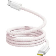 CABLU alimentare si date Baseus Dynamic 4 Pro, Fast Charging Data Cable pt. smartphone, USB Type-C la USB Type-C 100W, 1m, braided, roz 
