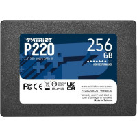 SSD PATRIOT P220, 256 GB, 2.5 inch, S-ATA 3, 3D TLC Nand, R/W: 550/490 MB/s, 