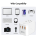 ALIMENTATOR retea 220V LOGILINK, universal, 1 x USB-C,  2 x USB-A, maxim 12V/1.67A, PD 20W, suport OCP/OVP/OHP/SCP, compatibil EU/AUS/US/UK, alb, 
